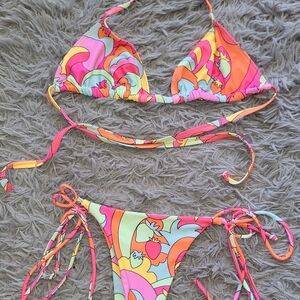 Kulani Kini- Colorful Swirl Bikini Set